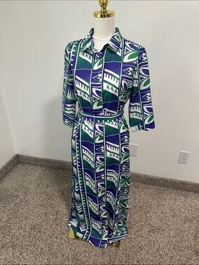 🍊 Koko Pacific Button Up Maxi Dress